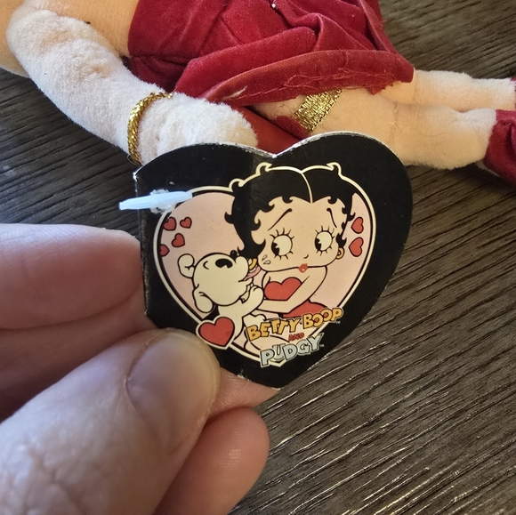 Vintage 1999 Betty Boop "Pudgy" Plush Dog Doll - NEW WITH TAGS - COLLECTIBLE!!! - Picture 5 of 7